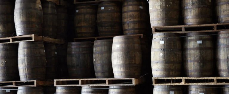 Rum Barrels Ageing At Worthy Park