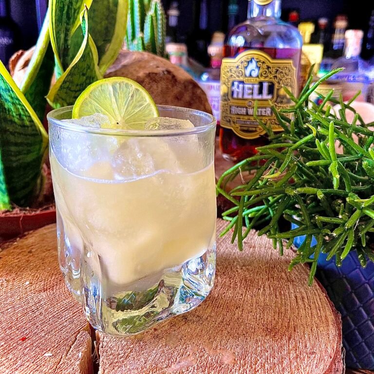 Banana Mai Tai Rum Cocktail