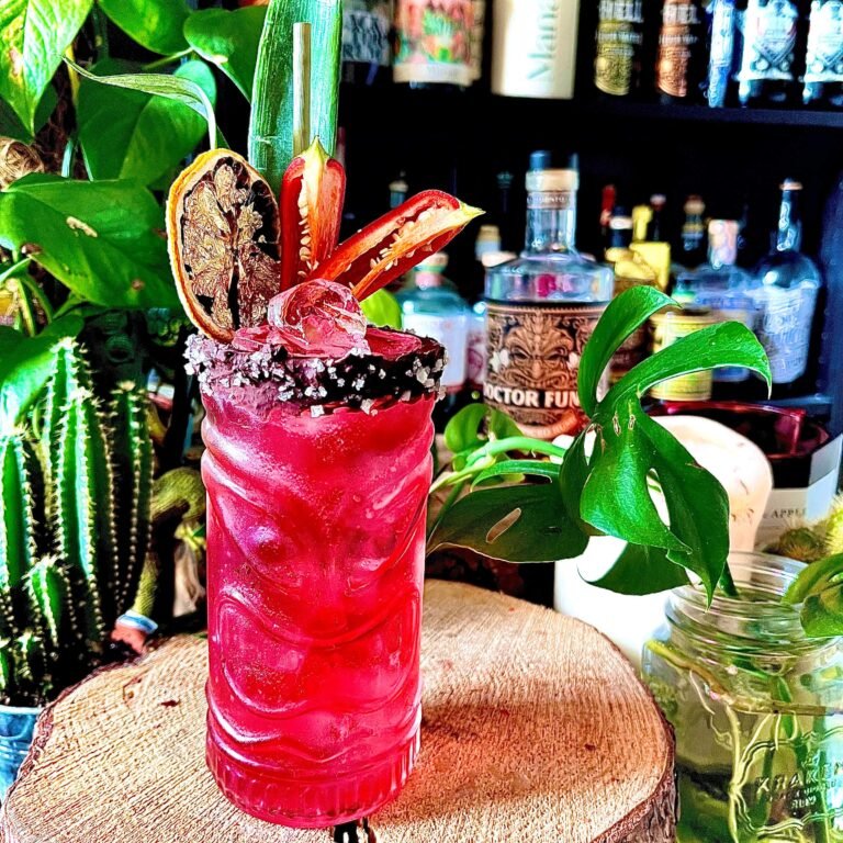 Chilli Chocolate Swizzle Rum Cocktail