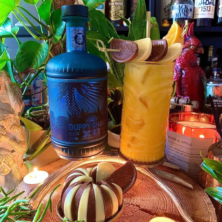 Chocolate Orange Zombie Rum Cocktail