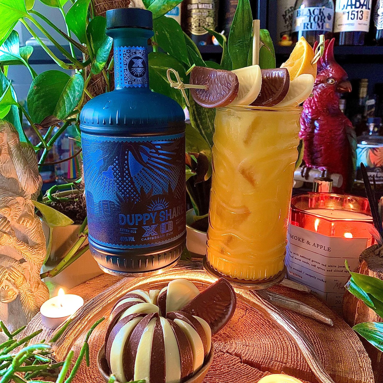 Chocolate Orange Zombie Rum Cocktail