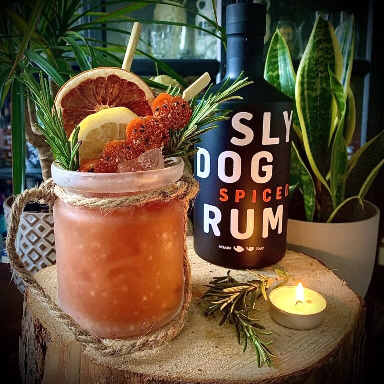 Sly Dog Spiced Rum Hair of the dog cocktail