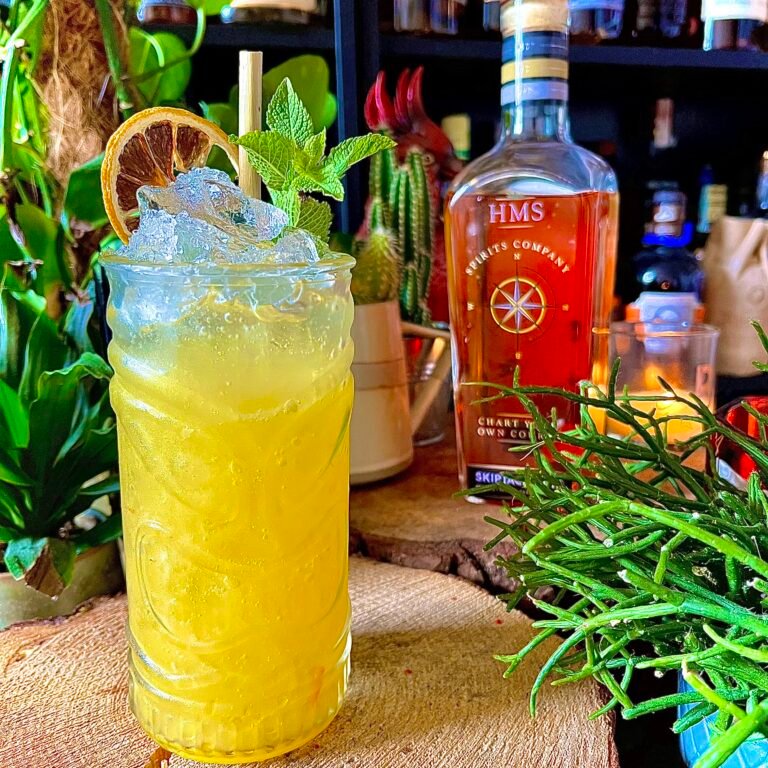 HMS Swizzle Rum Cocktail