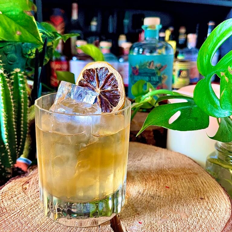 Jamaican Tea Fashioned Cocktail to make at home