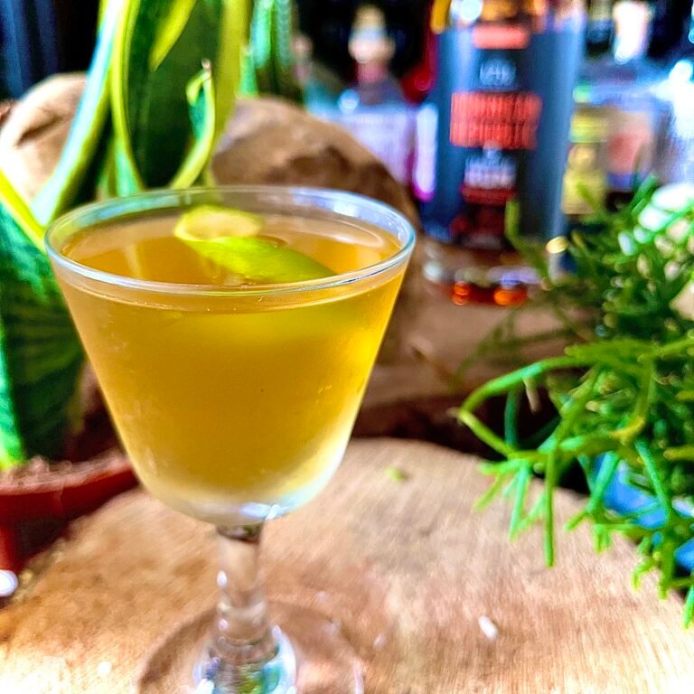 Passionfruit El Presidente Rum Cocktail