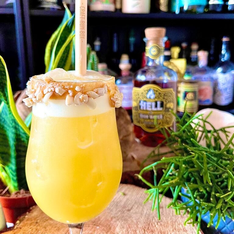 Peanut Colada Rum Cocktail