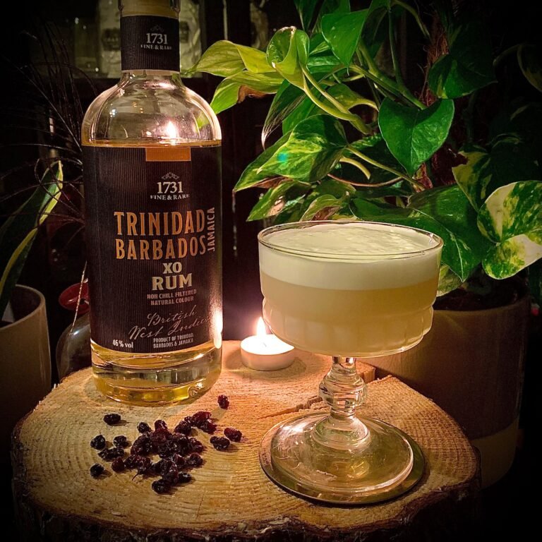 The TBJ Rum and Raisin Sour Rum Cocktail