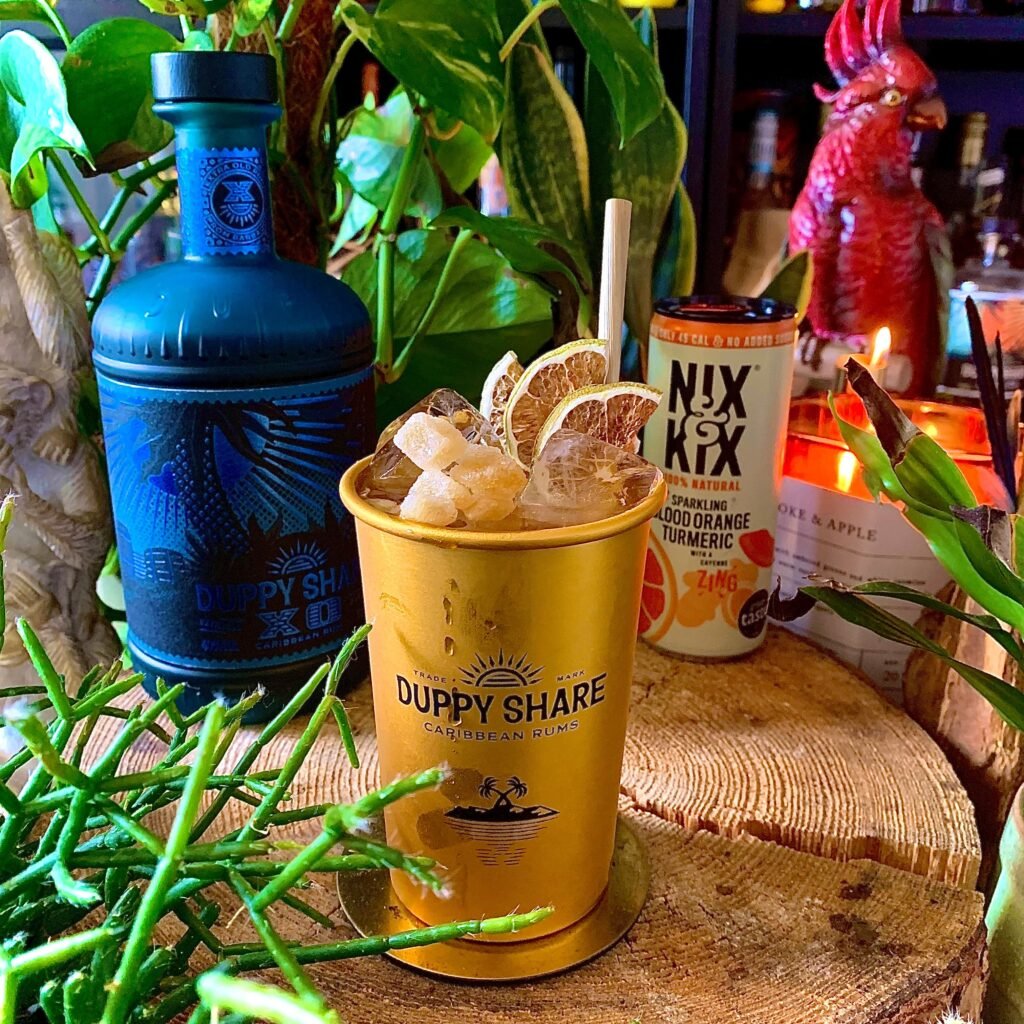 Blood Orange & The Duppys Share Spiced Rum Cocktail