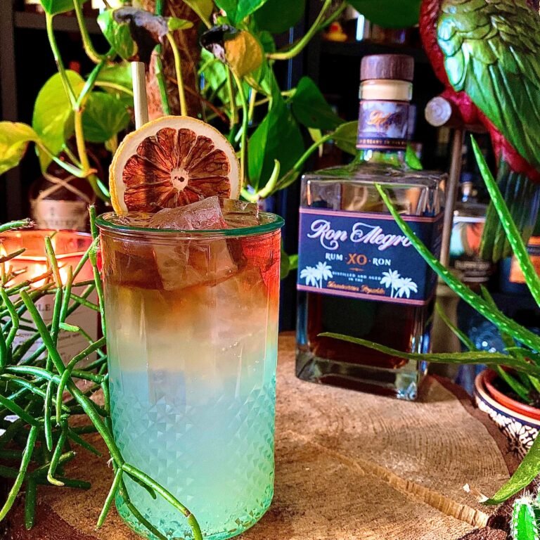 Lemon Sherberts Rum Cocktail